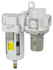 PneumaticPlus SAU420 Series Air Filter Regulator Modular Combo 1/2" NPT with Bracket & Gauge (SAU420-N04DGS)