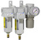 PneumaticPlus SAU330 Series Three Stage Air Drying System Filter, Mist Separator, Regulator 3/8" NPT with Bracket & Gauge (SAU330-N03DG)