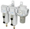 SAU430 Series Three Stage Air Drying System Filter, Mist Separator, Regulator 1/2" NPT with Bracket & Gauge (SAU430-N04DGS-MEP)
