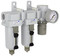 SAU430 Series Three Stage Air Drying System Filter, Mist Separator, Regulator 3/4" NPT with Bracket & Gauge (SAU430-N06G-MEP)