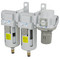 SAU430 Series Three Stage Air Drying System Filter, Mist Separator, Regulator 3/4" NPT with Bracket & Gauge (SAU430-N06DGS)