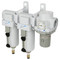 SAU430 Series Three Stage Air Drying System Filter, Mist Separator, Regulator 3/4" NPT with Bracket & Gauge (SAU430-N06DGS-MEP)
