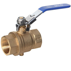 Midwest Control Auto Drain Safety Exhaust Brass Ball Valve