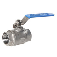 2 Piece Stainless Steel Ball Valve (Female to Female)