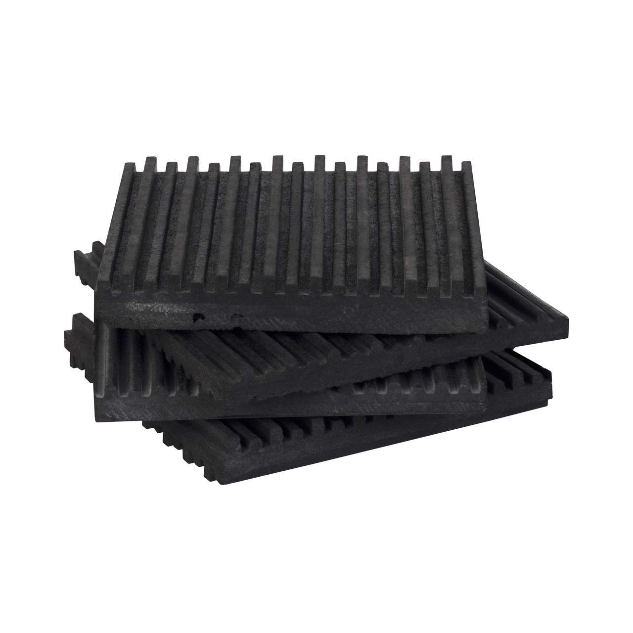 2 6" x 6" x 3/4" Anti Vibration Pads • Heavy Duty All Rubber Isolation Pad 
