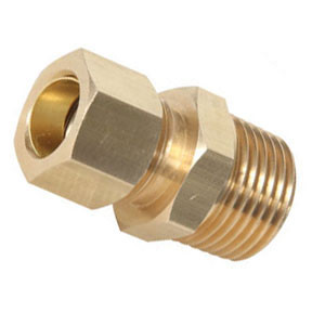 Male Union Brass Compression Fittings (Package of 10)