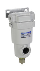 10 Micron PneumaticPlus SAF400-G04B Compressed Air Particulate Filter 1/2 BSPP Manual Drain Poly Bowl Bracket 