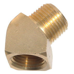 Pneumatic /& Plumbing 3//8/" Male NPT x Female Pipe Street Elbow 45 Degree