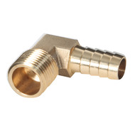 90° Male Hose Barb Elbow (Package Quantity Varies by Size)