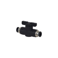 HONJIE 5/32 Air Flow Control Valve with Push-to-Connect Fitting 5/32 Tube OD x 5/32 Tube OD-1 Pcs in-Line Speed Controller Union Straight 