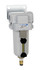PneumaticPlus SAFD400 Series Coalescing Air Filter, 0.01 Micron 3/4" NPT with Bracket SAFD400-N06BD-MEP