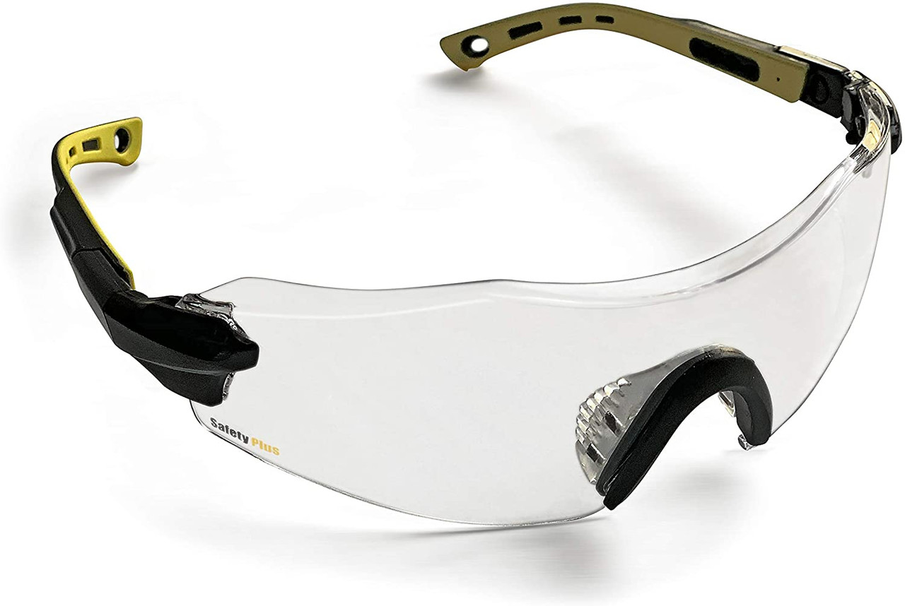 ANSI Z87.1 Yellow Safety Glasses 