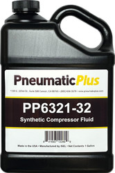 PneumaticPlus Compressor Oil, 32 ISO Grade, 10,000 Hour, Rotary Screw