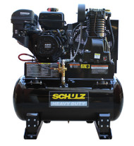 Schulz Heavy Duty Compressor - GAS - Model 1330HL30X-GS - 13HP 30 GALLON 30 CFM