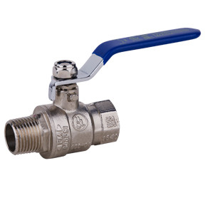 Chrome Plated Full Port Brass Ball Valve 1/4" NPT, Male to Female, MPC-25