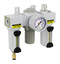 PneumaticPlus SAU Series Mini Filter Regulator Lubricator Combo (FRL) Unit 1/4" NPT with Gauge (SAU2000M-N02DG-MEP)