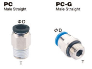 Union Straight 3//8 Tube OD x 3//8 Tube OD PneumaticPlus PUC-3//8 Push to Connect Tube Fitting Pack of 10
