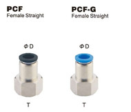 Push to Connect Composite Air Fitting - Female Straight