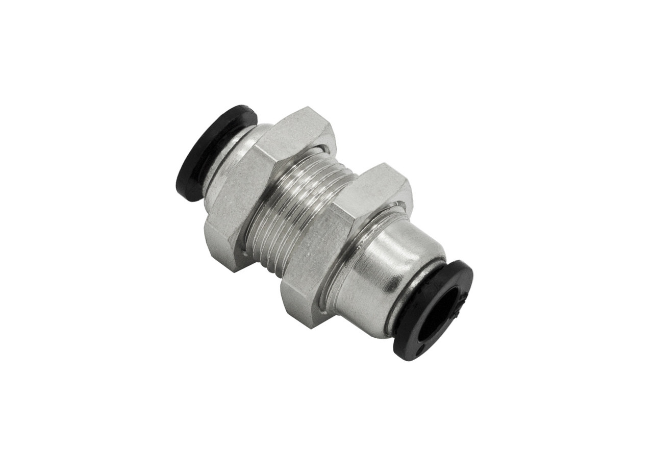 Air Pneumatic Push Fitting Bulkhead Union Connector For Tube OD 4 6 8 10 mm 