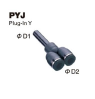 Push-To-Connect Fitting - Plug-In Y