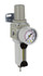 PneumaticPlus SAW Series Miniature Air Filter Regulator Combo Piggyback 1/4" NPT  (SAW2000M-N02BG-MEP)