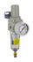 PneumaticPlus SAW Series Miniature Air Filter Regulator Combo Piggyback 1/4" NPT  (SAW2000M-N02BDG)