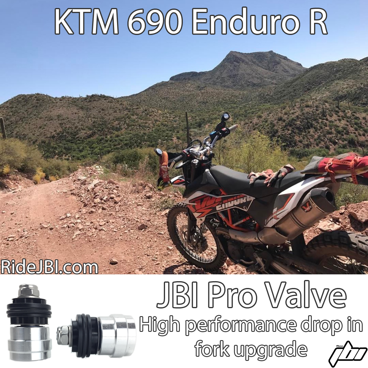 KTM 690 Enduro R JBI Suspension Pro Valve