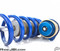 Genuine KYB Shock Spring Blue