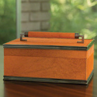 Wrapped Handle Leather Box