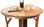 ustic wine barrel bistro table made from reclaimed oak barrel staves with galvanized steel rim and footrest, perfect for wineries, home bars, patios, and tasting rooms.