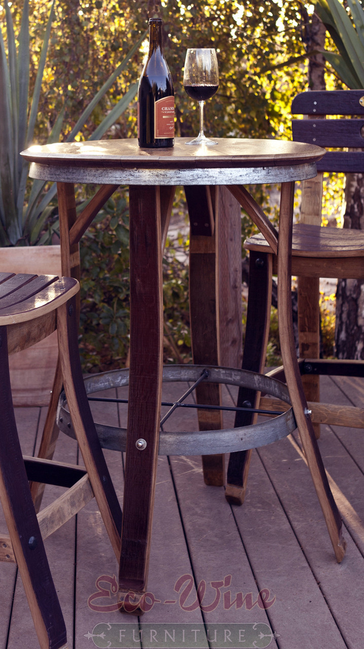 Wine Barrel Furniture Table