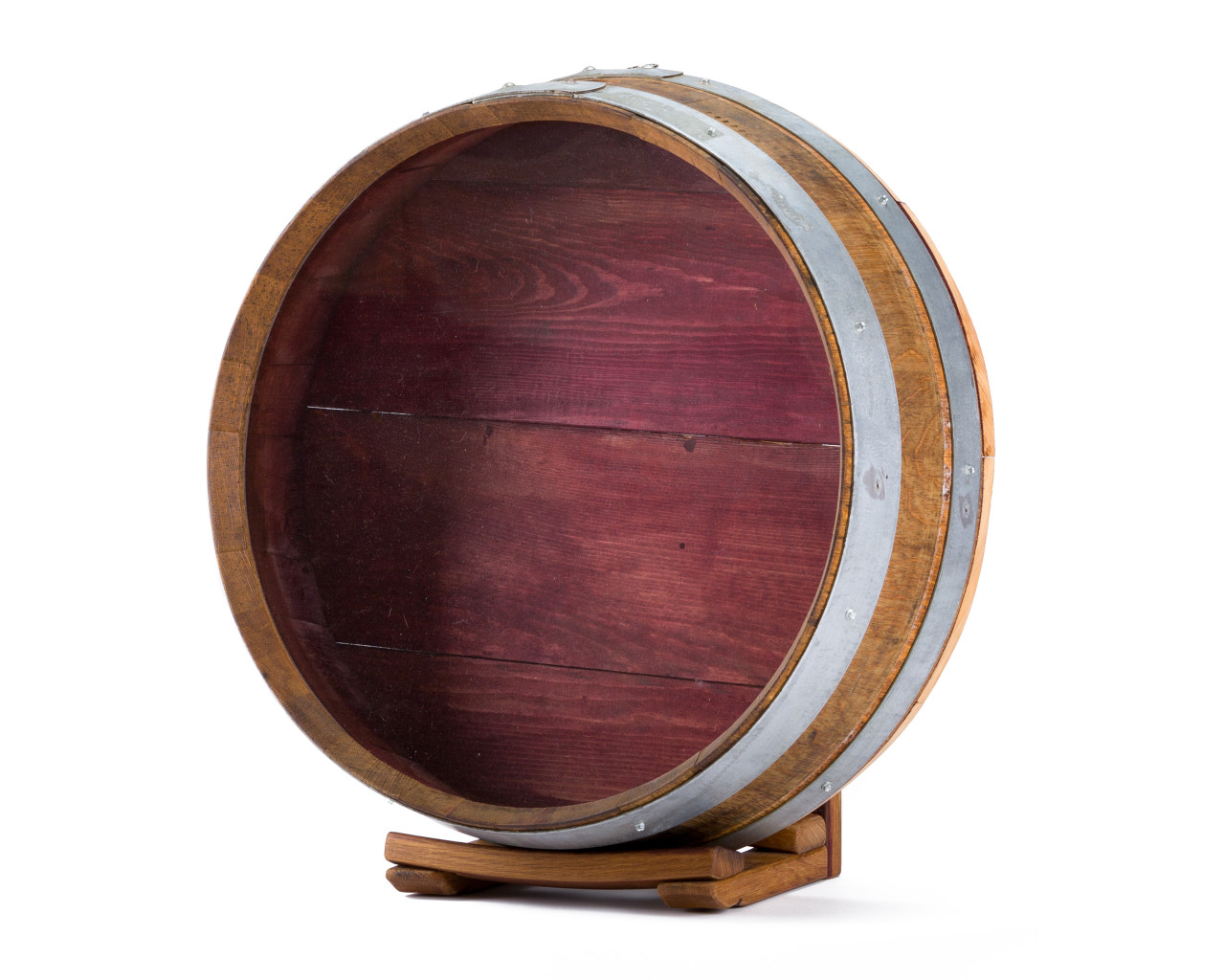 WINE BARREL CORK HOLDER ROUND WALL/ Eco Wine Furniture