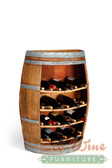  Wine Barrel Rack with Corks   / Handcrafted