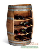 Wine Barrel Rack with Staves  / Handcrafted