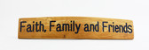  Wine Barrel Sign. Faith, Family and friends