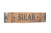 Wine Barrel Sign SIRAH