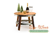    Reclaimed Wine Barrel Coffee Table 29" round by 20'' High