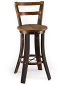   Whiskey Barrel Swivel Chair