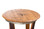 reclaimed wine barrel end table rustic oak barrel furniture