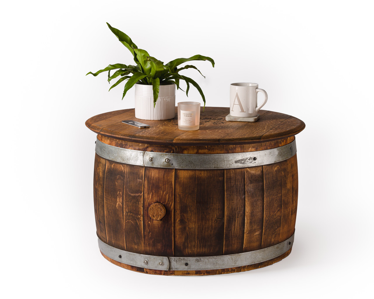 Barrel coffee deals table