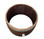 Rustic center wine barrel planter 26x17 inches with stain and black screws – recycled oak garden pot.