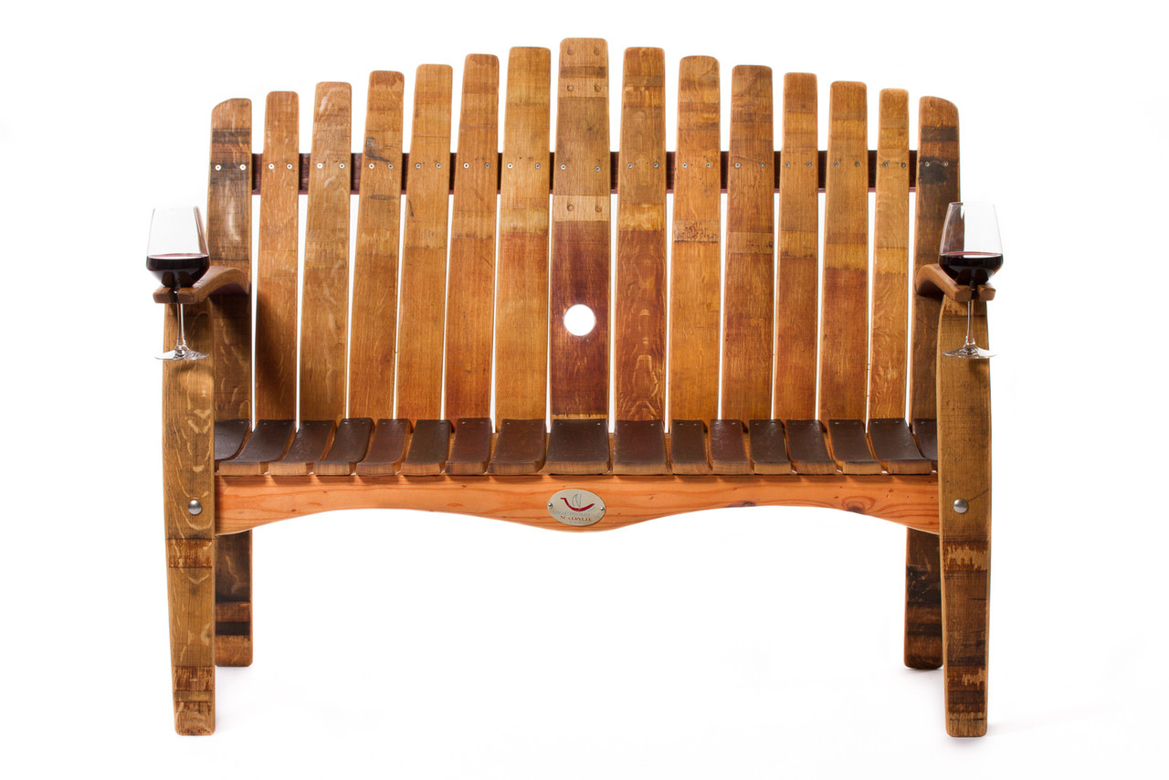 Wine Barrel Furniture Bench