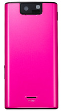 P-01D Official Docomo Pink Majenta Back Cover