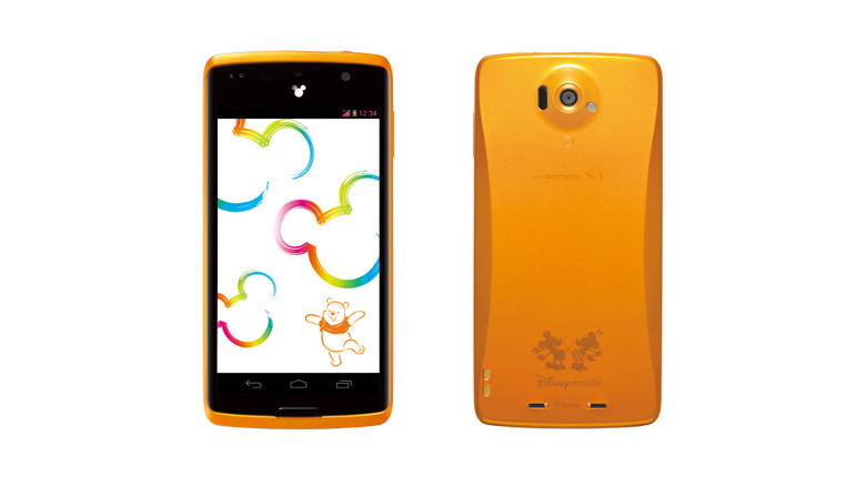 売りです即落/即発!!美中古品 N-03E Disney Mobile ピンク Android