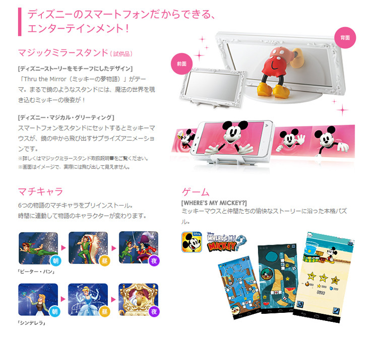 Kyoex Shop Buy Docomo Sharp Sh 05f Disney Unlocked Japanese Smartphone