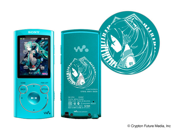 Sony Walkman NW-S764 Hatsune Miku Limited Edition (Speaker Stand Included)