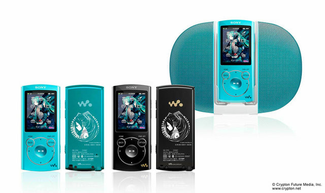 Sony Walkman NW-S764 Hatsune Miku Limited Edition (Speaker Stand Included)