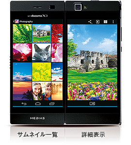 Kyoex - Shop Buy Docomo NEC N-05E Medias W Dual Screen Smartphone