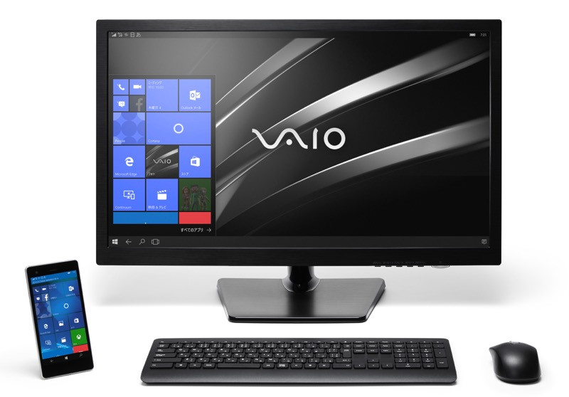 VAIO Phone Biz VPB0511S Windows 10 Metal Premium Smartphone Unlocked  (Dual-Sim)