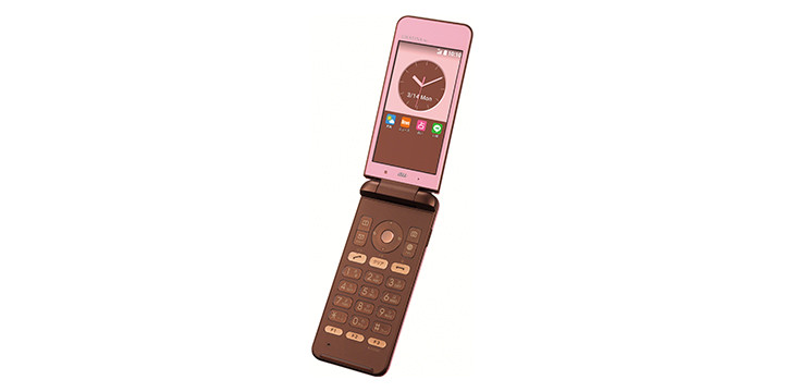 スマートフォン/携帯電話 携帯電話本体 Kyocera KYF31 Gratina 4G WiFi Keitai Tough Android Flip Phone Unlocked
